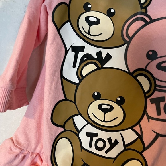 MOSCHINO BABY PINK BABY DRESS WITH RUFFLES - Picture 2 of 6